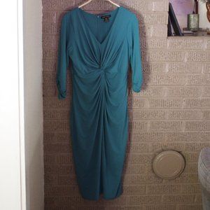 MISS TINA teal dress